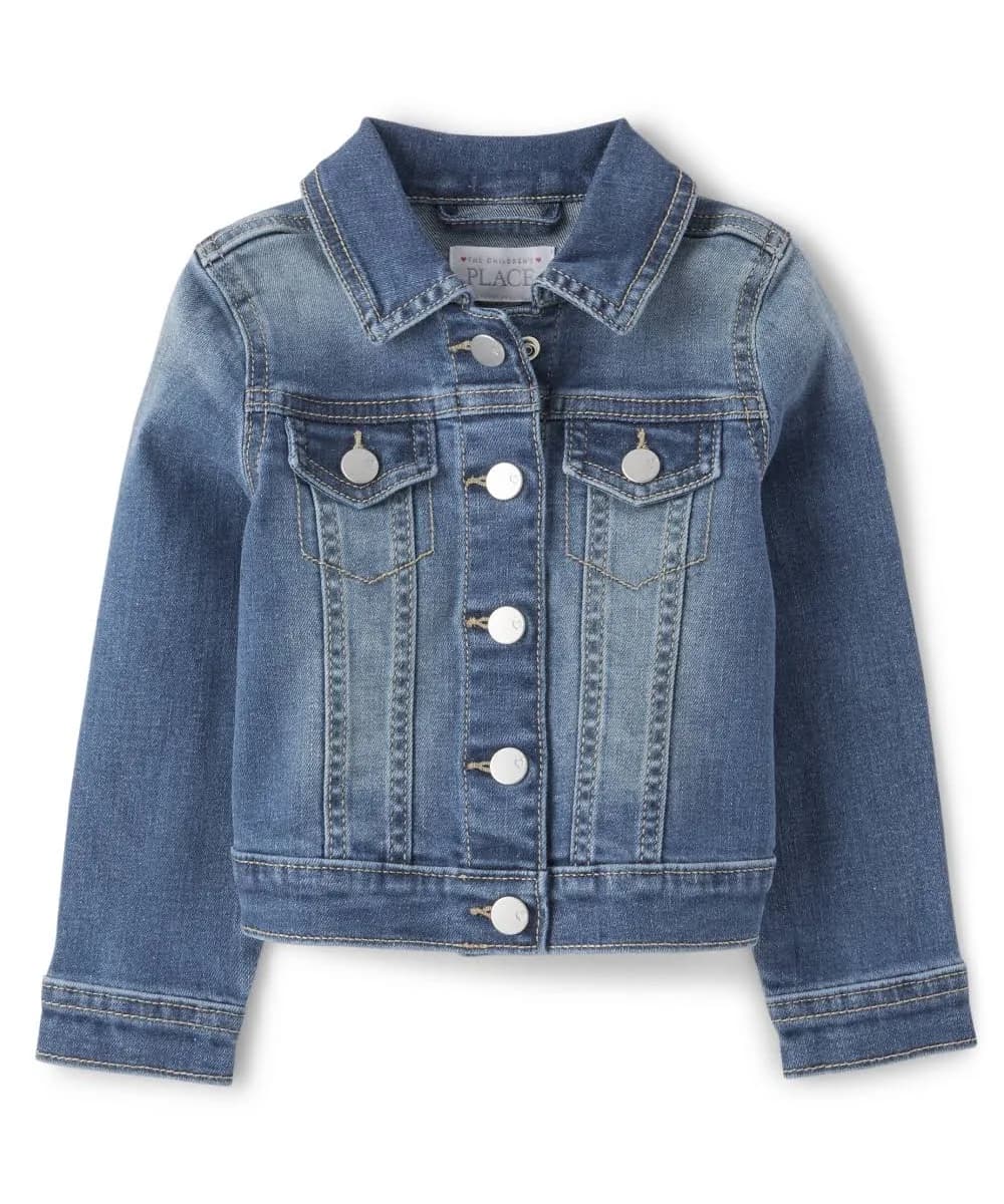 The Children's Place Toddler Girls Cotton Denim Jacket