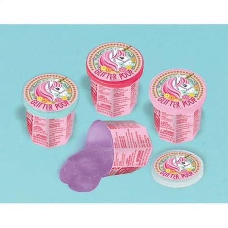 Magical Unicorn Glitter Ooze Putty / Favors