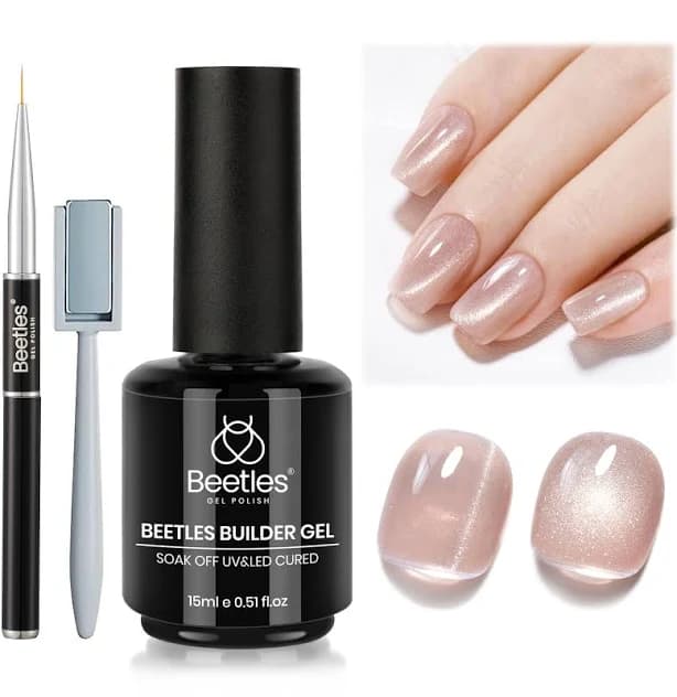 7 in 1 Cat Eye Valentines Nails Builder Gel Set