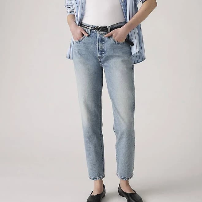 Levi's Women's 501 Original Cropped Selvedge Jeans