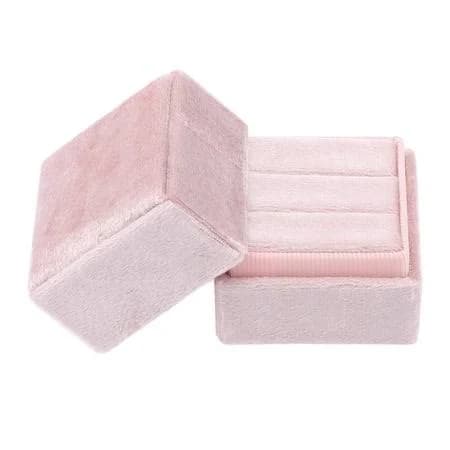 Regalwoven Velvet Square Ring Box