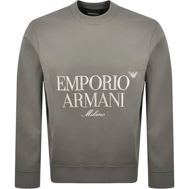Emporio Armani Men's Relaxed-Fit Cotton-Jersey Sweatshirt