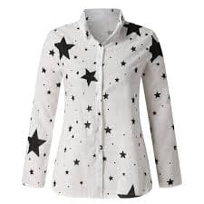 Ichuanyi Womens Fall Tops, Womens Loose Daisy Printing Long Shirt Cotton Ladies Casual Tops T-Shirt Blouse - Walmart.com