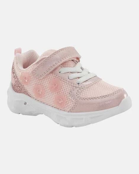 Carter's Unisex-Child Glitter Light Up Sneakers