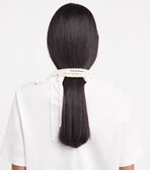 Carven White Pearl-Neck T-Shirt | Harrods BD