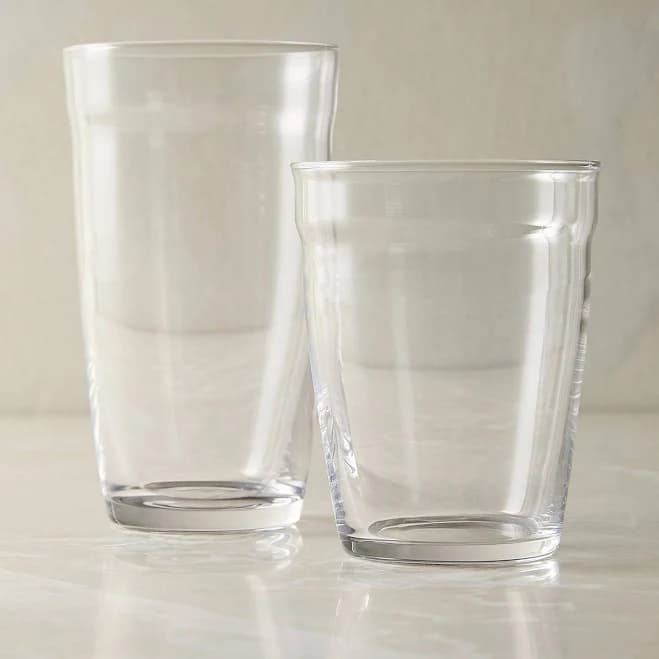 West Elm Liza Glassware Clear