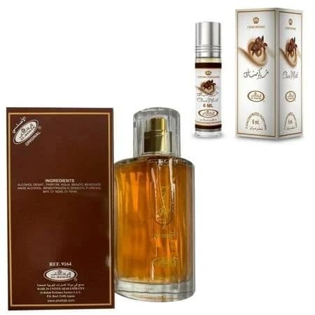 Al Rehab Choco Musk Eau de Parfum Spray and Rollerball