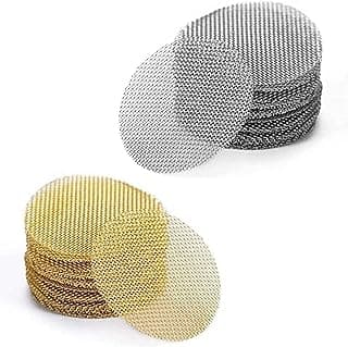 100pcs Pipe Screens, 3/4 Inch Pipe Filters, 50pcs Premium Stainless Steel Pipe Screens and 50pcs Brass Filters