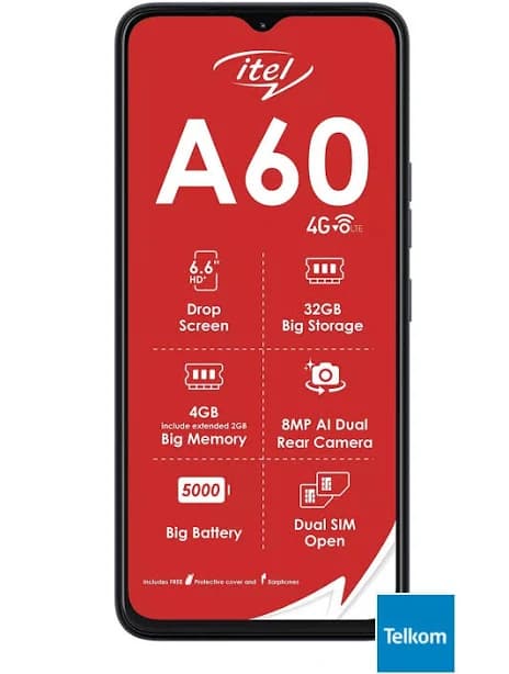 Itel A60 Black