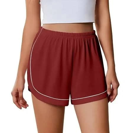 Women's High-Waisted Elastic Workout Shorts