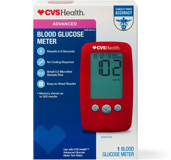 CVS Advanced Blood Glucose Meter