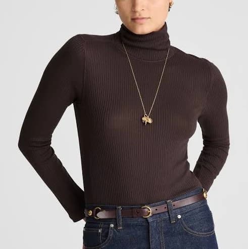 Madewell Women's Ribbed Turtleneck Tee