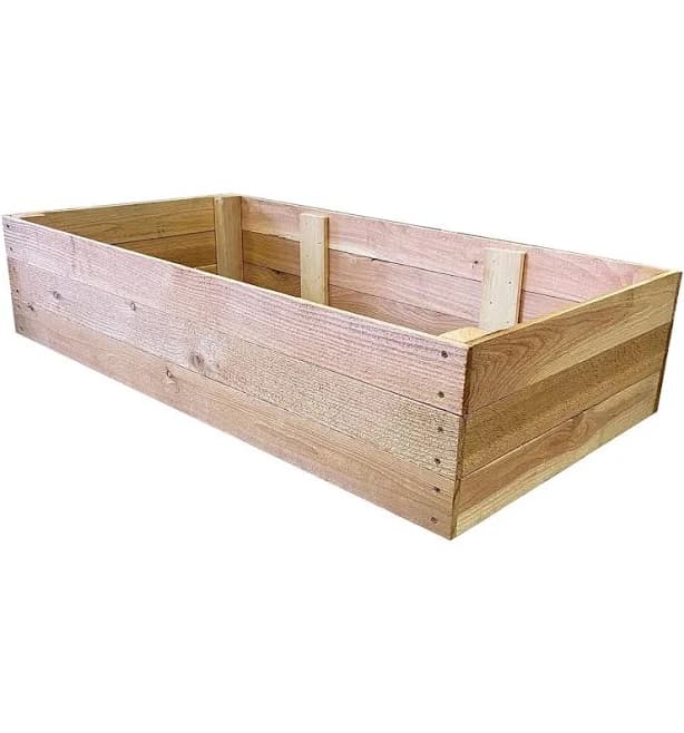 Real Wood Products Raised Garden Bed