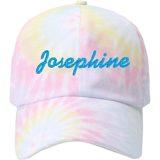 Personalized Tie Dye Baseball Hat