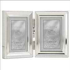 Amazon.com - Lawrence Frames Bead Border Design, 2.5x3.5 Double, Silver