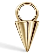 maria tash Small Spike Charm Gold