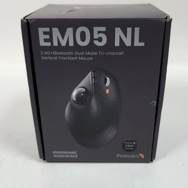 Protoarc Em05 Nl Vertical Ergonomic Wireless Blue Trackball