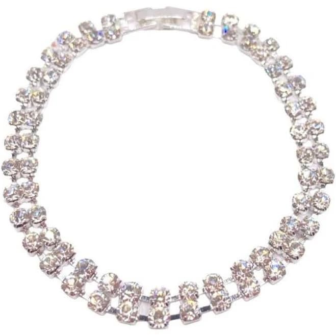 Dainty Rhinestone Tennis Bracelet