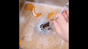 Metal Wire Brush Hand Kitchen Sink Cleaning Hook Sewer Dredging Device