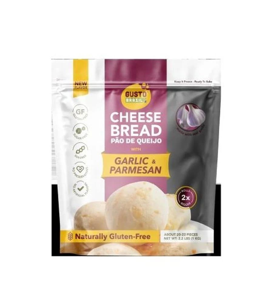 Gusto Brazil Gluten Free Garlic and Parmesan Cheese Bread Roll
