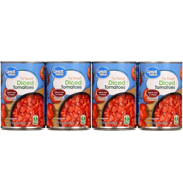 Great Value Fire Roasted Diced Tomatoes
