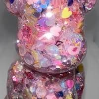 This & That Pink Nail Charms Mix Bear Bottle | Mercari