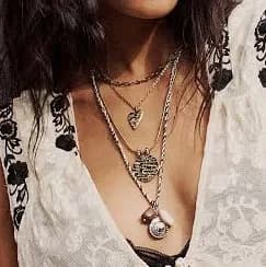 Free People Oversized Coin Necklace