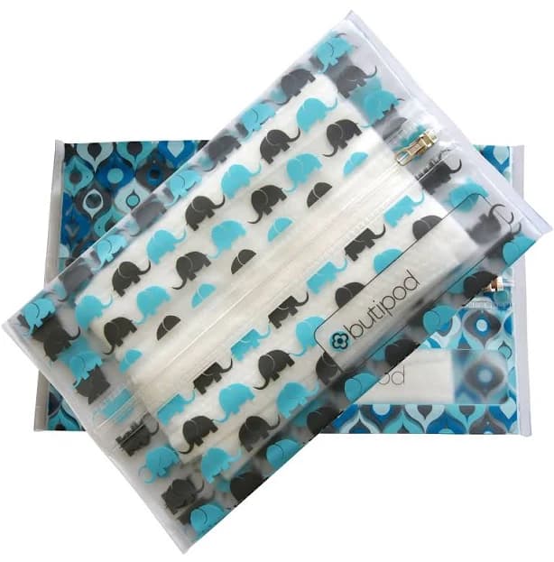 Blue Ellies and Ogee Buti-Pod Zip