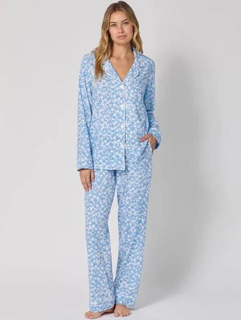 Bedhead PJs Long Sleeve Classic Cotton Knit Pajama Set Women's