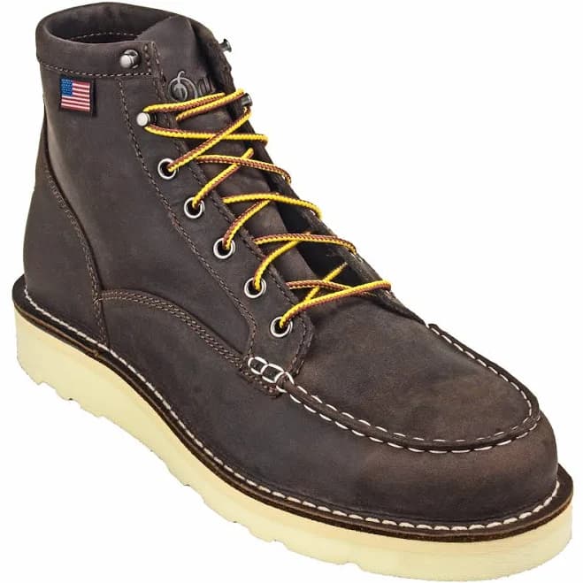 Danner Men's 6" Bull Run Moc Toe Work Boots