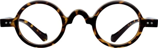 Fytoo Round Tortoiseshell TR90 Full Rim Eyeglasses