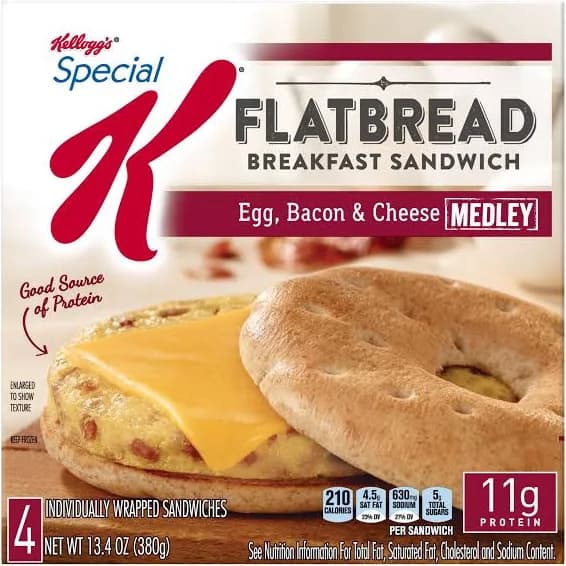 Kellogg's Special K Flatbread Breakfast Sandwiches