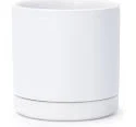 Cylindrical Ceramic Pot, 3.5", White, 94-O