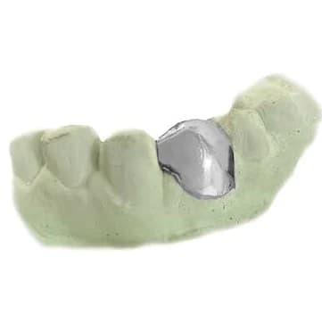 Luxe White Gold Bottom Tooth Grillz