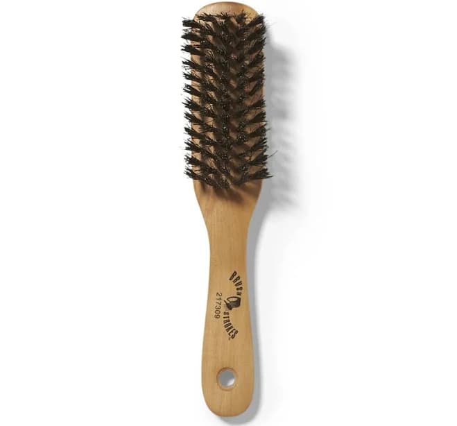 Brush Strokes Soft Boar Bristle Wooden Styling Brush