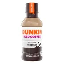 Dunkin' Donuts Espresso Iced Coffee Bottle