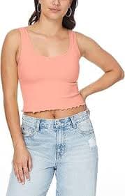 WallFlower Seamless Tank Tops Women Insta Smooth 3-Pack – Versatile & Comfy Cropped Tank Top for Any Occasion – Soft, Stretchy and Breathable, Perfect for Layering (Standard and Plus) at Amazon Women's Clothing store