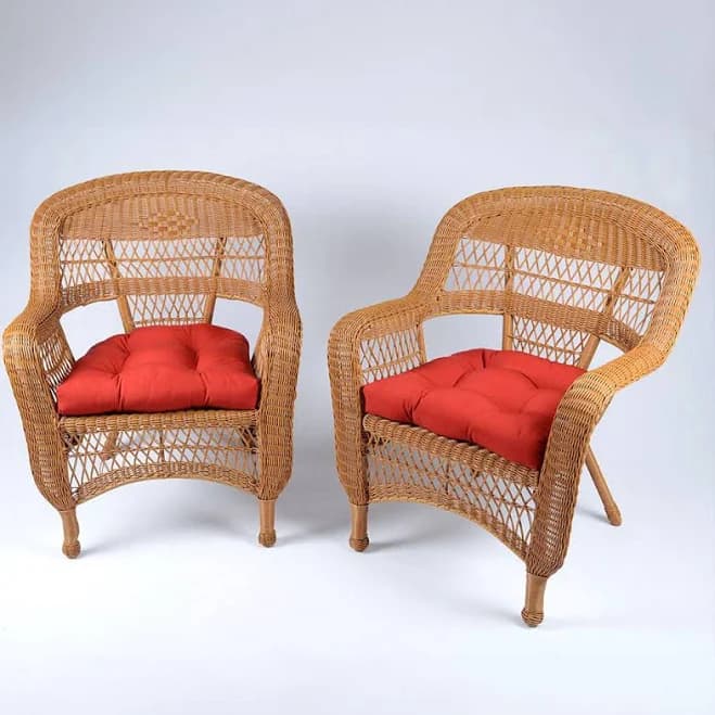 Portside Premium Outdoor Wicker Chairs with Cushions