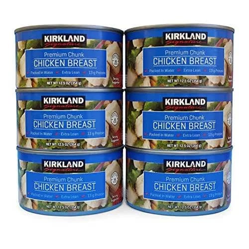 Kirkland Signature Premium Chunk Chicken Breast Packed in Water