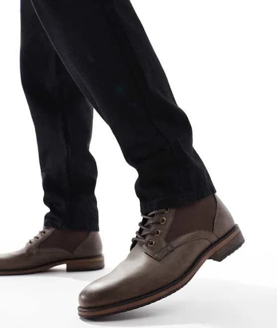 ASOS Canvas Lace-Up Worker Boots