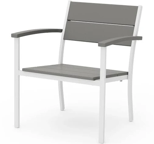 POLYWOOD Main Street Stacking Lounge Arm Chair