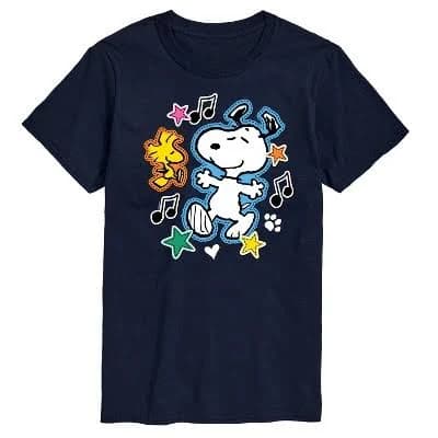Peanuts Snoopy Woodstock Graphic Tee