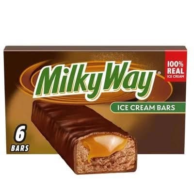 MILKY WAY Caramel and Chocolate Ice Cream Bars