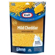 Kraft Shredded Mild Cheddar Cheese