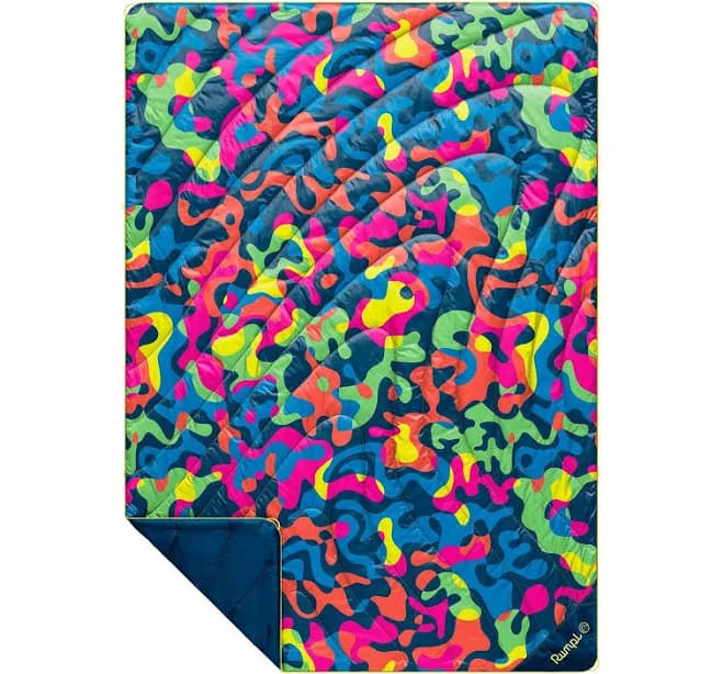 Rumpl Original Puffy Blanket Hyper Abstraction