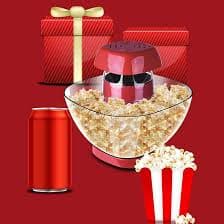 Electric Popcorn Maker Machine, 1200W, Home-Made Healthy Snack, Tasty Popcorn in Under 3 Minutes, Easy to Use, No Oil Needed, Perfect for Movie Nights, Parties, Sleepovers & More,Red : Home & Kitchen - Amazon.com