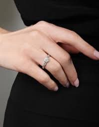 Gold Diamond Solitaire Ring: Round Cut, Light-up Gift Box - Etsy