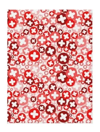 Plus Cross Super Soft Plush Throw Blanket