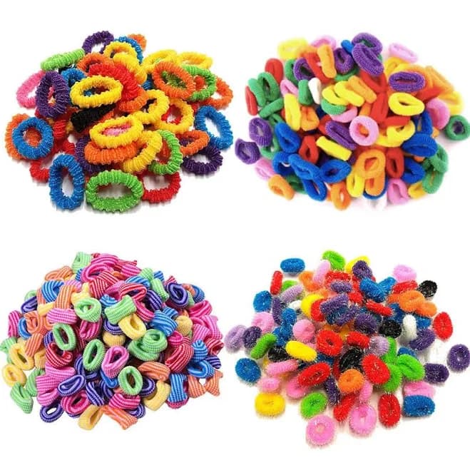 Elastic Stripe Glitter Hair Bands for Girls