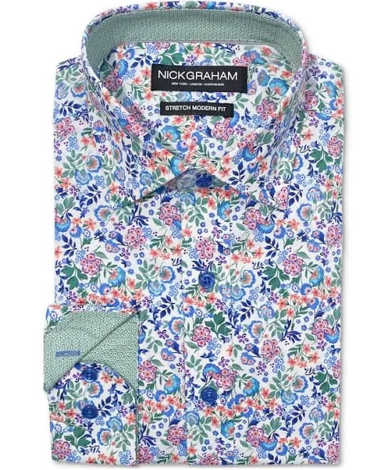 Botanical Floral Dress Shirt